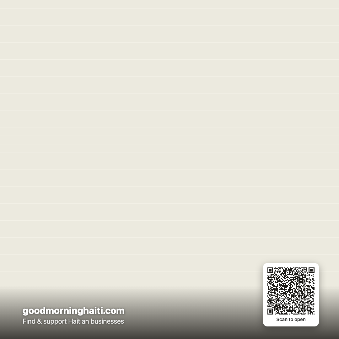 SASGA Société Agro Industrielle du Sud et de la Grand'Anse — Education & Schools in Jérémie, Haiti — Good Morning Haiti business card